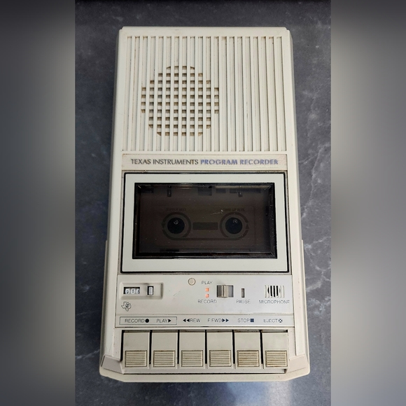 Original owner VintageTexas instruments program recorder. Working. EXTRA MANUALS - Picture 2 of 16